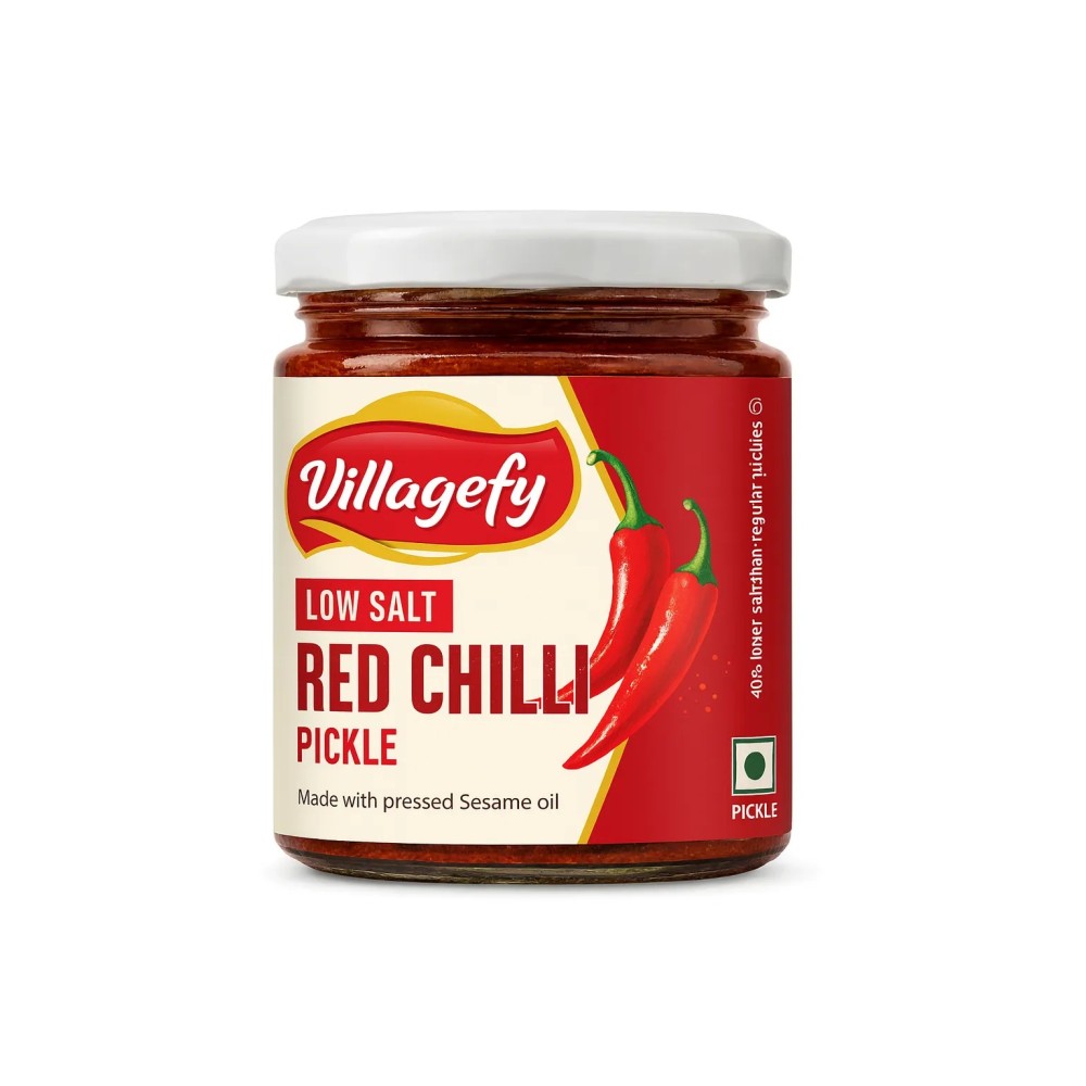 Low Salt Red Chilli Pickle 200g