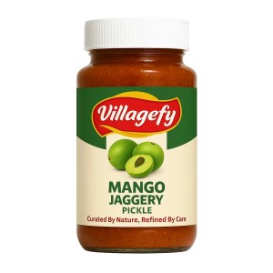 Jaggery Mango Pickle (Without Garlic)