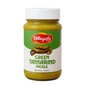 Green Tamarind Pickle Without Garlic 300g
