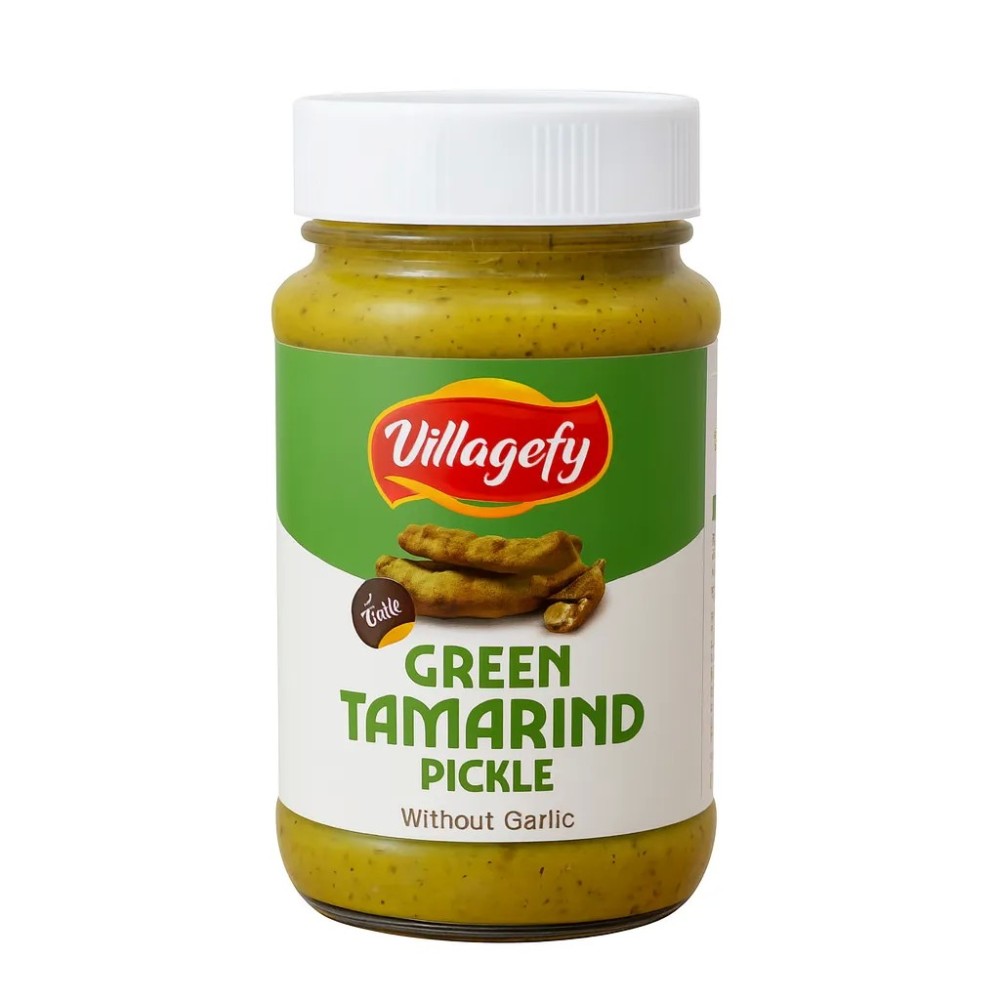 Green Tamarind Pickle Without Garlic 300g