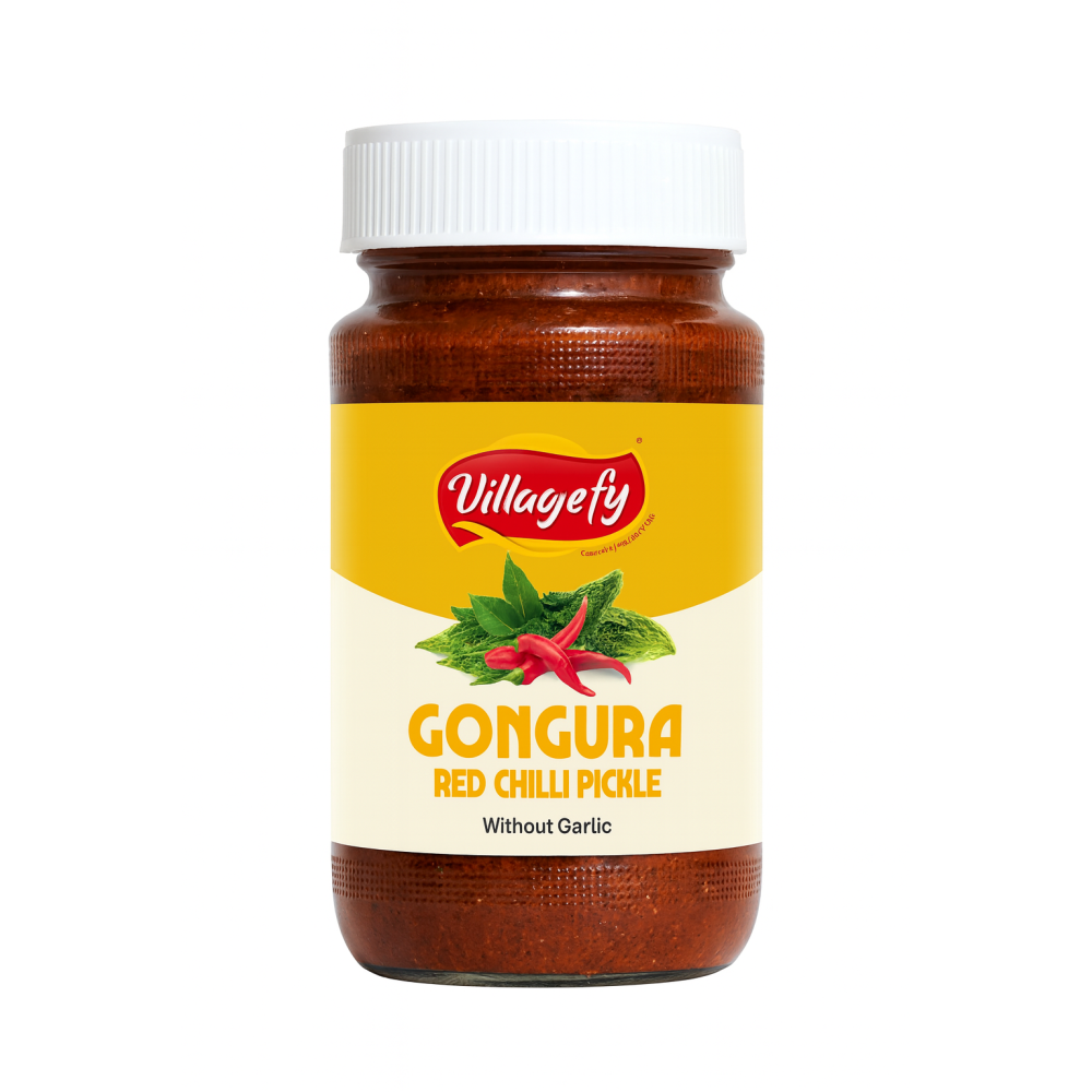 Gongura Red Chilli Pickle Without Garlic 300g