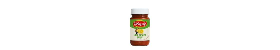 Buy Lime Ginger Pickel Online | Fresh Flavor – Villagefy