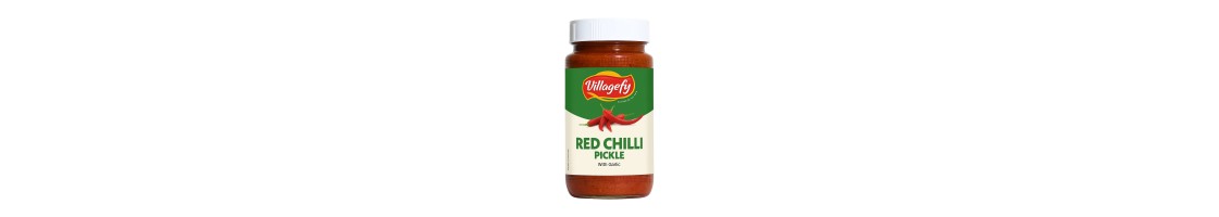 Buy Red Chili Pickel Online | Spicy Flavor – Villagefy