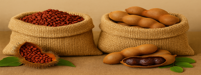 Tamarind and Annato Seeds